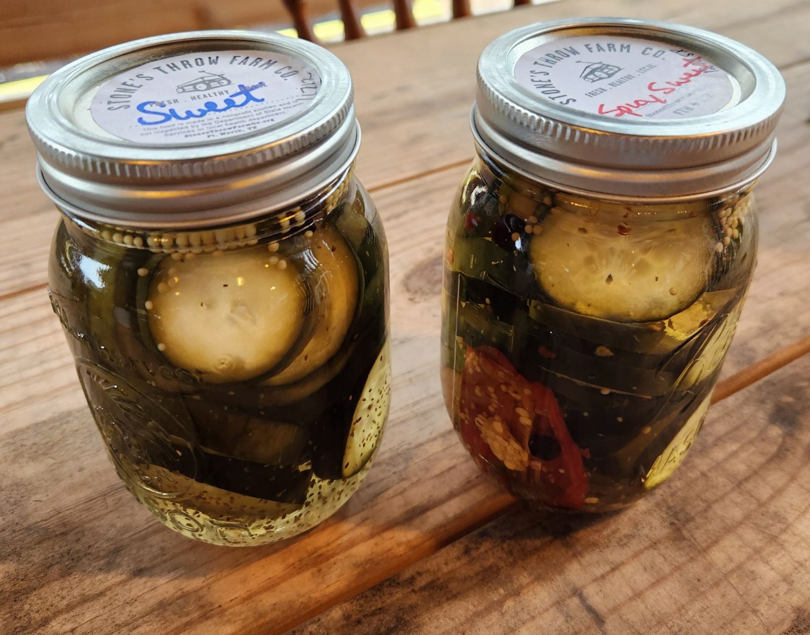 Spicy Sweet Pickles - 1 pint (GF)