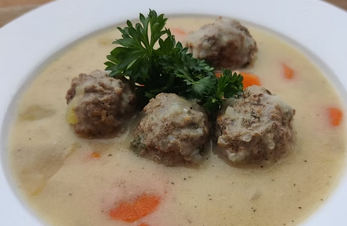 Meatball Avgolemono Soup - 20 oz (GF)