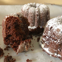 Load image into Gallery viewer, Mini Chocolate-Zucchini Bundt Cakes - box of 2