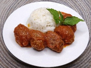 Soutzoukakia with Rice