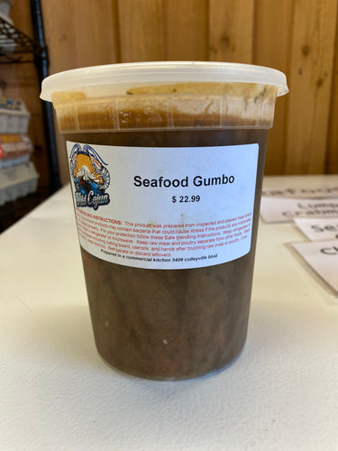 Seafood Gumbo (with gator) - 1 quart