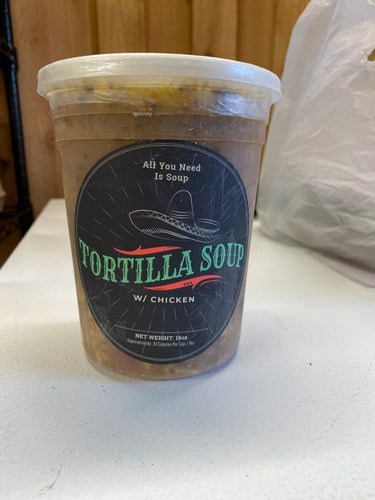 Tortilla soup with chicken - 1 quart