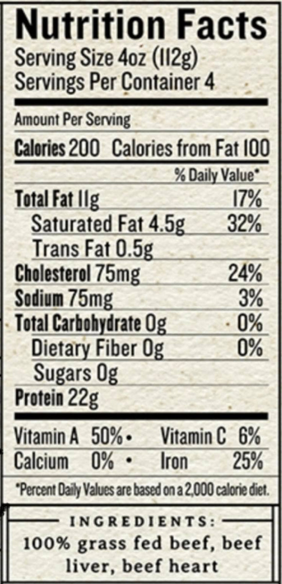 PRIMAL Ground Beef - 1 lb – Richardson Farm Co-Op