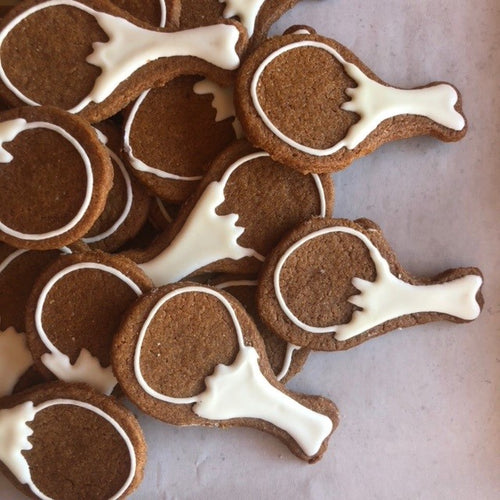 Turkey Leg Ginger Cookies - 8/box